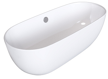 Ванна акриловая Grossman Classic GR-2401 150х75 отдельностоящая овальная с ножками